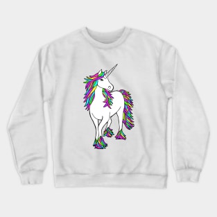 Rainbow unicorn Crewneck Sweatshirt